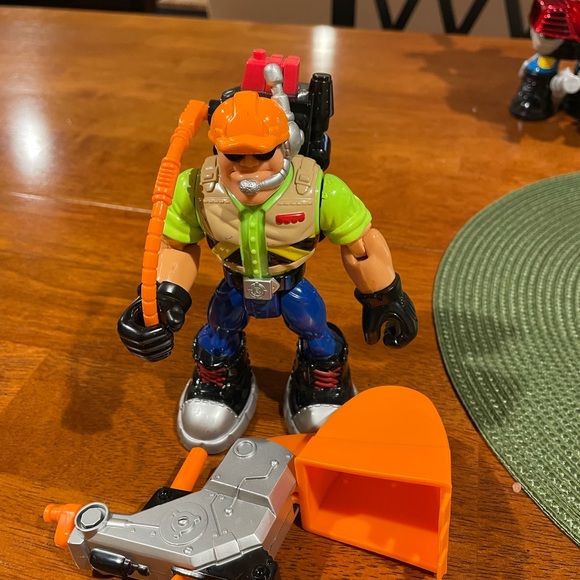 Vintage 1999 Rescue Hero, Jack Hammer, Construction Worker with accessor… - Picture 5 of 5